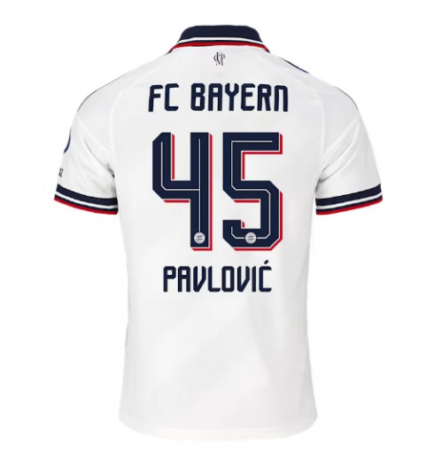 Bayern Munich Aleksandar Pavlovic #45 Bortedrakt 2026-27 Korte ermer Bayern Munich Aleksandar Pavlovic #45 Bortedrakt 2026-27 Korte ermer